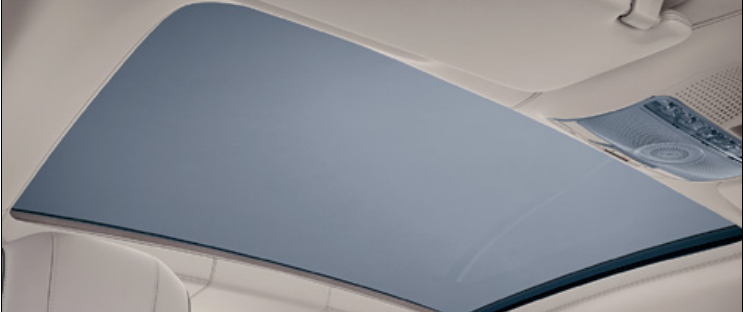 Mercedes-Benz Mercedes-AMG S 63 E Performance — Panoramic roof with MAGIC SKY CONTROL that switches between tinted and transparent at the push of a button