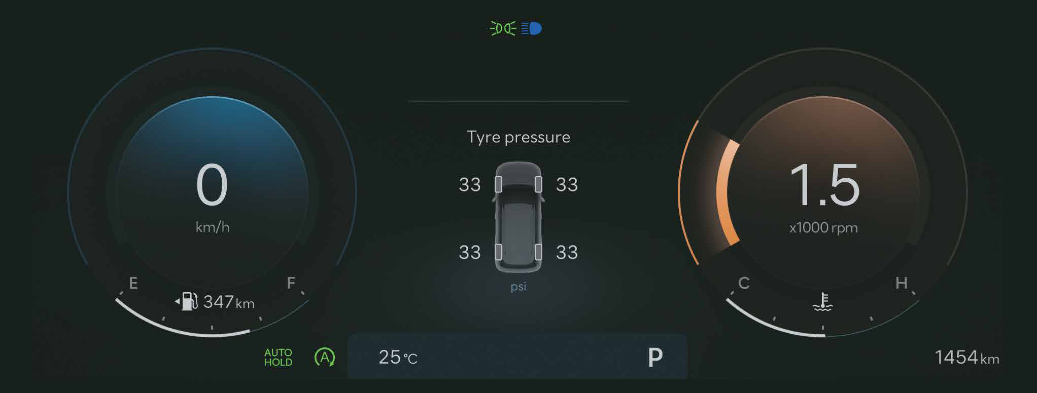 Hyundai Venue — Tyre pressure monitoring system (TPMS) - Highline