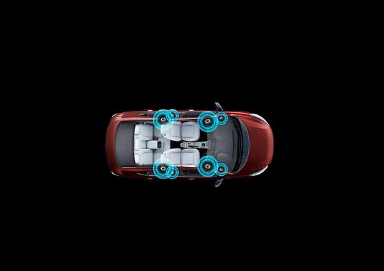 Tata Tigor EV, 8-speaker audio setup with 4 speakers and 4 tweeters