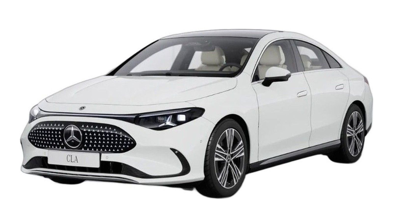 Mercedes-Benz CLA Electric in Polar White