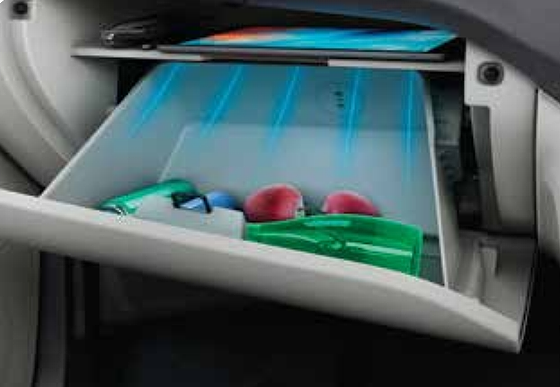 Tata Tigor EV, Cooled glovebox keeps beverages and snacks fresh and cool