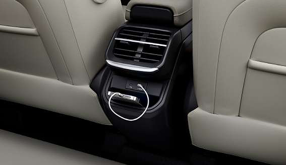 Tata Sierra, 65W USB Type-C fast-charging ports for both front and rear rows, with multimedia support up front