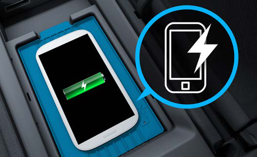 Mercedes-Benz C-Class — Wireless smartphone charging tray in the centre console