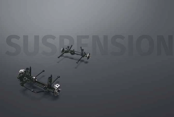Maruti Suzuki Jimny, Three-link rigid axle suspension with coil springs at both ends.
