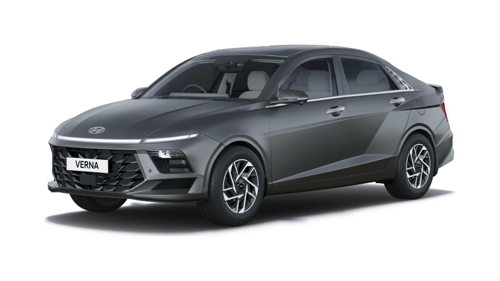 Hyundai Verna in Titan Grey Matte
