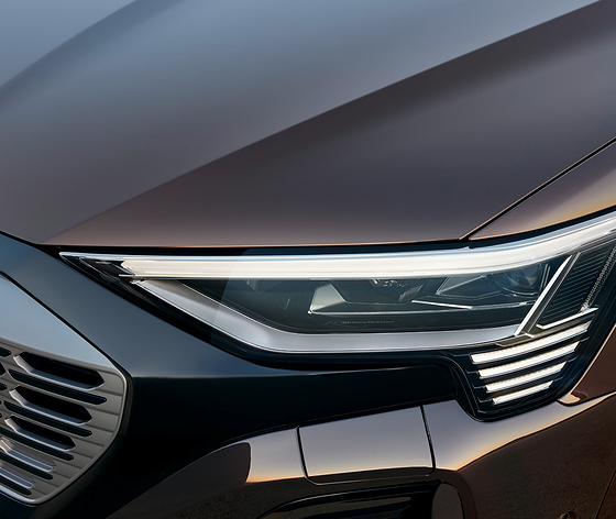 Audi Q8 Sportback e-tron, Frameless exterior mirror with integrated LED side turn indicator