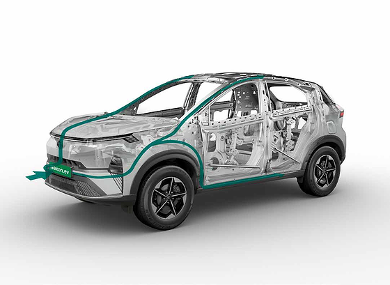 Tata Nexon EV, Bharat NCAP 5-star rated reinforced body structure