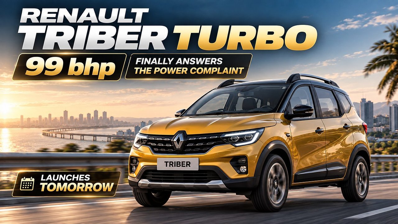 Renault Triber Turbo launches tomorrow: 99 bhp finally answers the power complaint