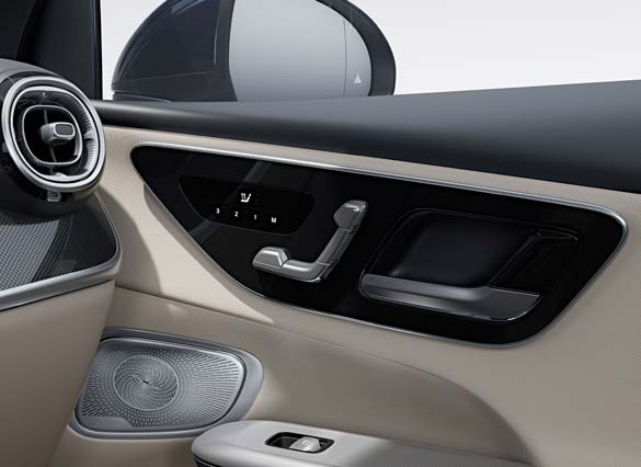 Mercedes-Benz GLC — Door panel with integrated speaker and ambient lighting