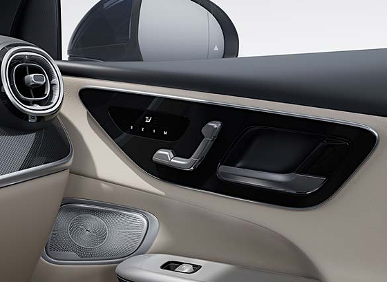 Mercedes-Benz GLC, Door panel with integrated speaker and ambient lighting