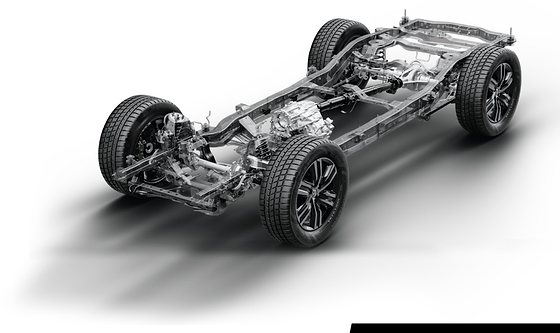 MG Majestor, High-tensile ladder-frame chassis with independent front and five-link rear suspension