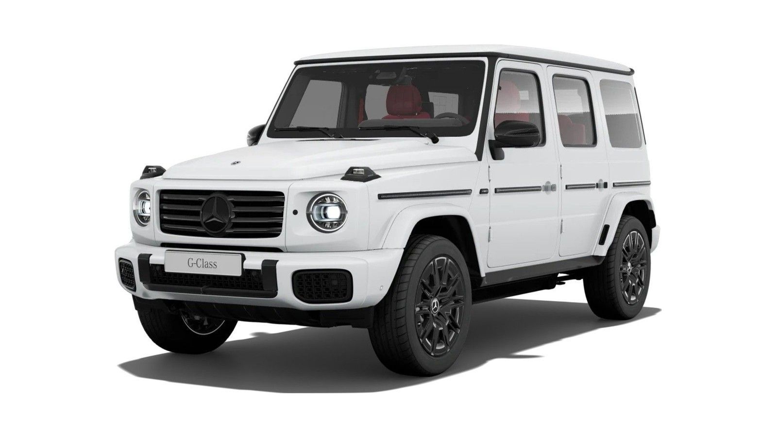 Mercedes-Benz G 580 with EQ Technology in Opalite White Magno