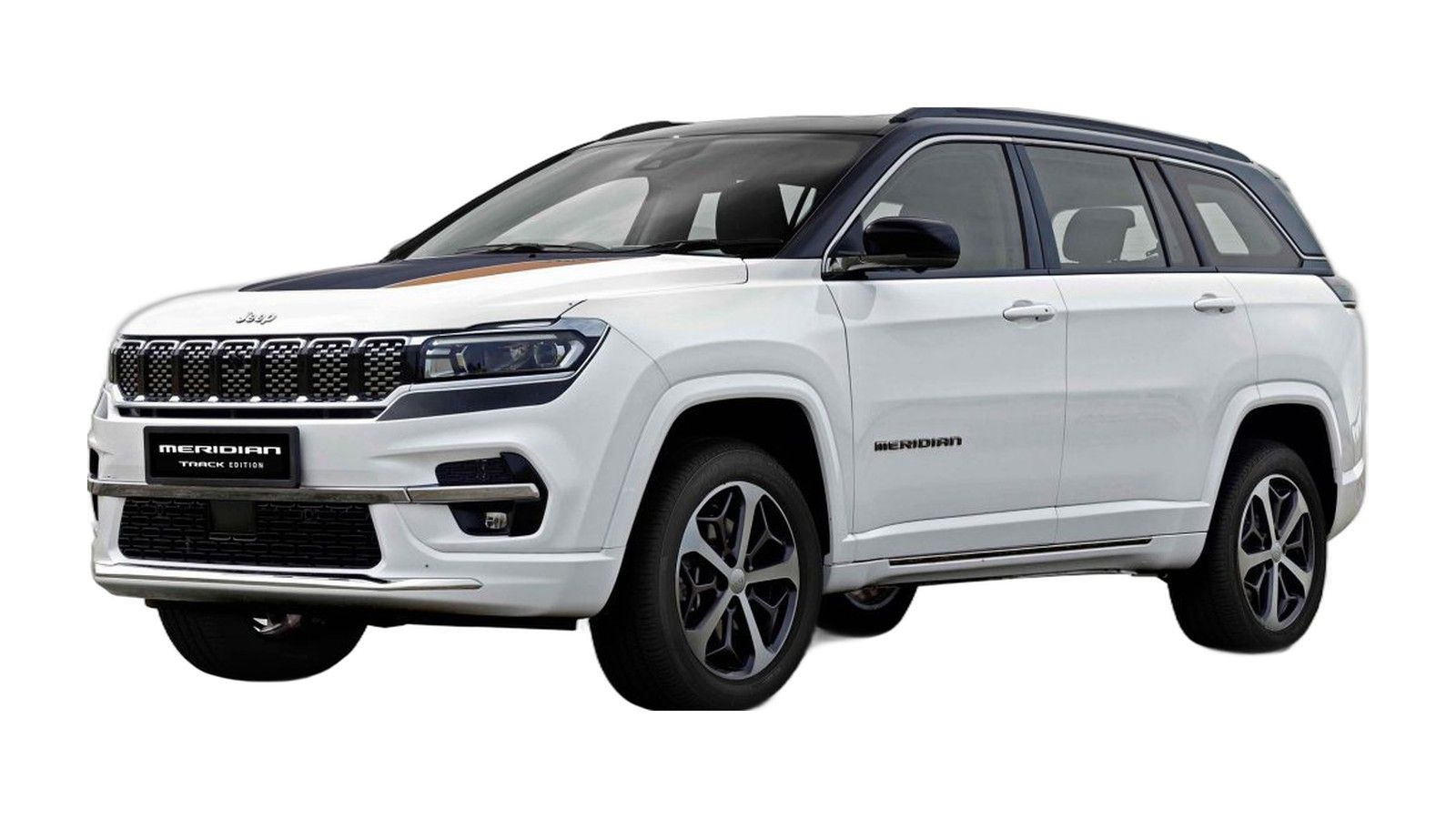 Jeep Meridian in Pearl White