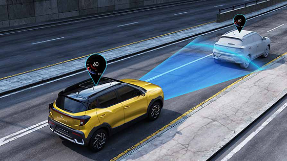 Mahindra XUV 3XO, Adaptive Cruise Control - radar-based distance keeping