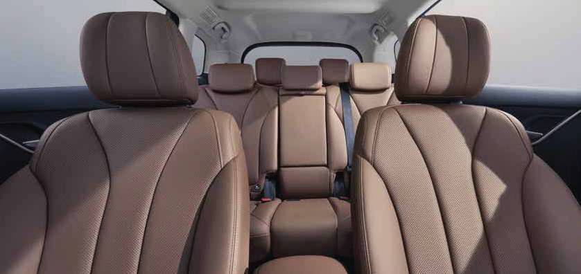 BYD eMAX 7 — Seven-seater configuration with a second-row bench