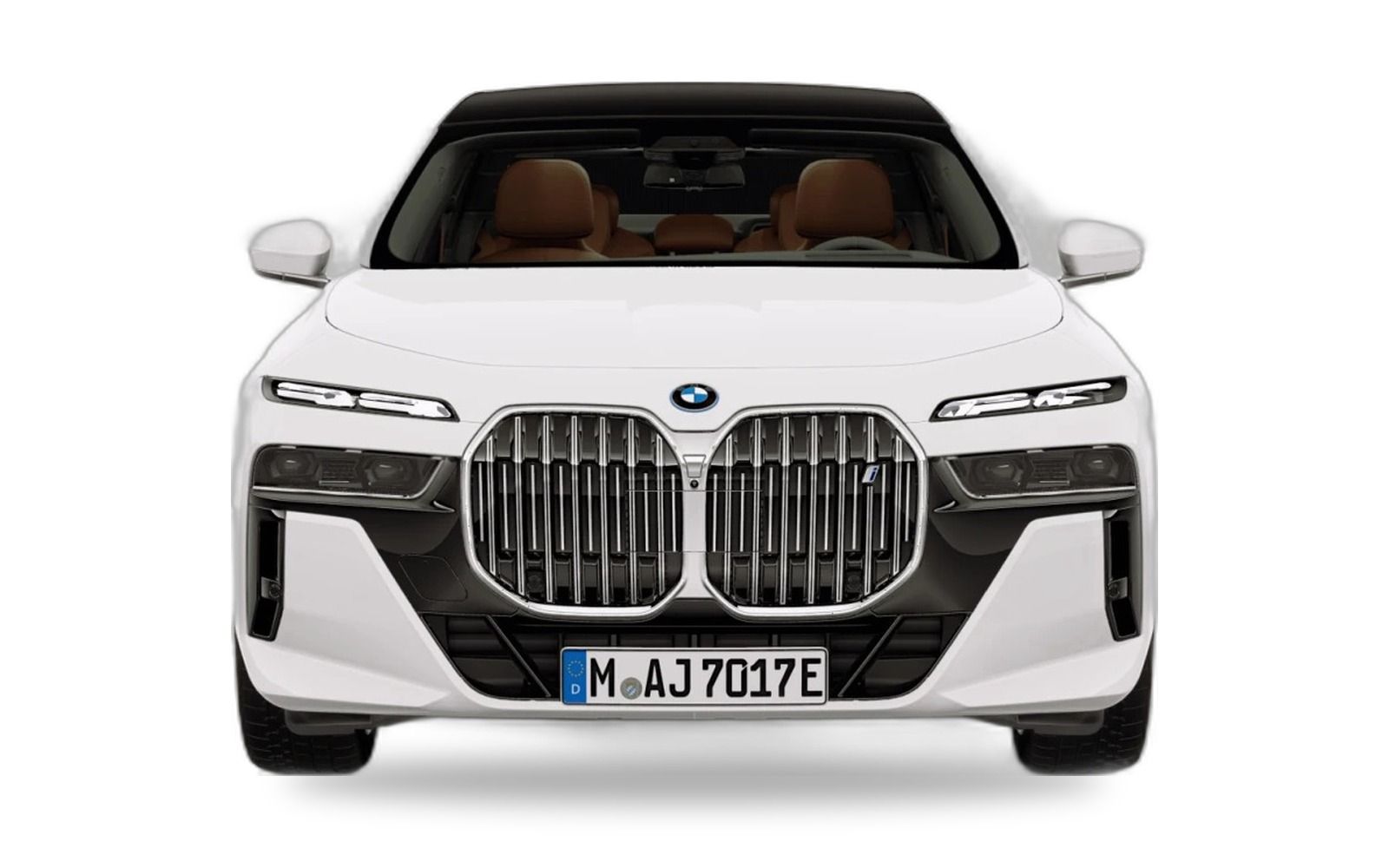 BMW i7 in Space Silver Metallic