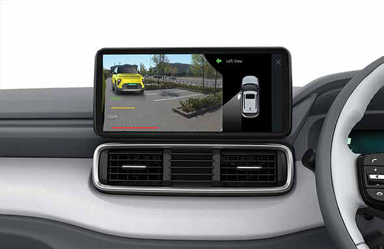 Tata Punch EV, Blind Spot View Monitor: an on-screen side view for confident lane changes and turns