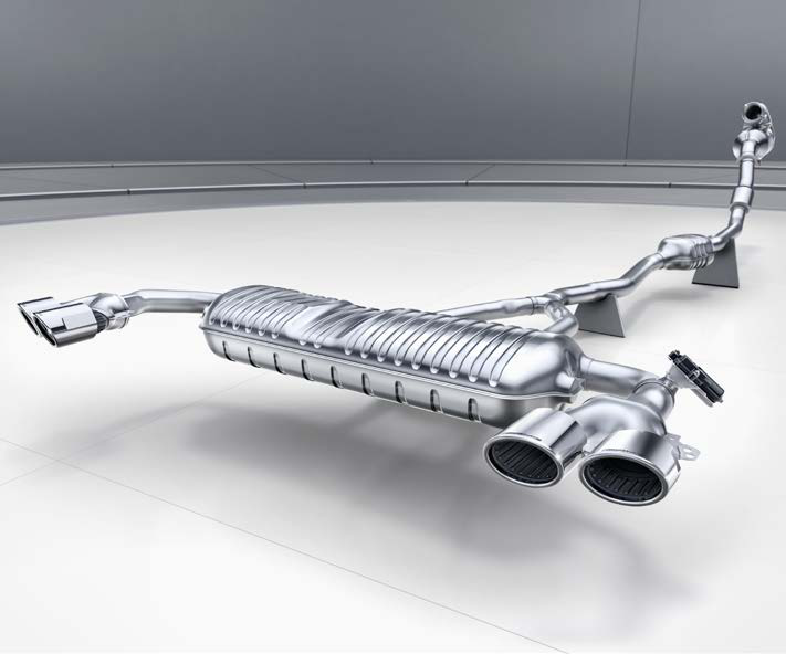 Mercedes-Benz Mercedes-AMG GLE 53 Coupe — AMG performance exhaust system with variably adjustable flaps and twin tailpipes