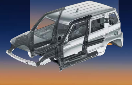 Mahindra Bolero Neo, High-strength steel body shell with body-on-frame construction