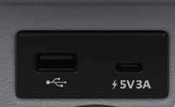 Tata Tiago NRG, USB Type-A and Type-C (5V 3A) charging ports