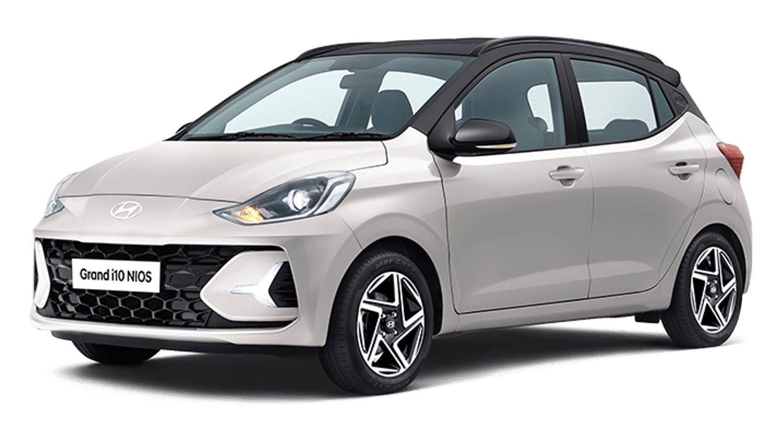 Hyundai Grand i10 Nios in Atlas White With Abyss Black Roof