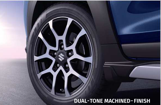 Maruti Suzuki XL6, Dual-tone machined-finish 16-inch alloy wheels