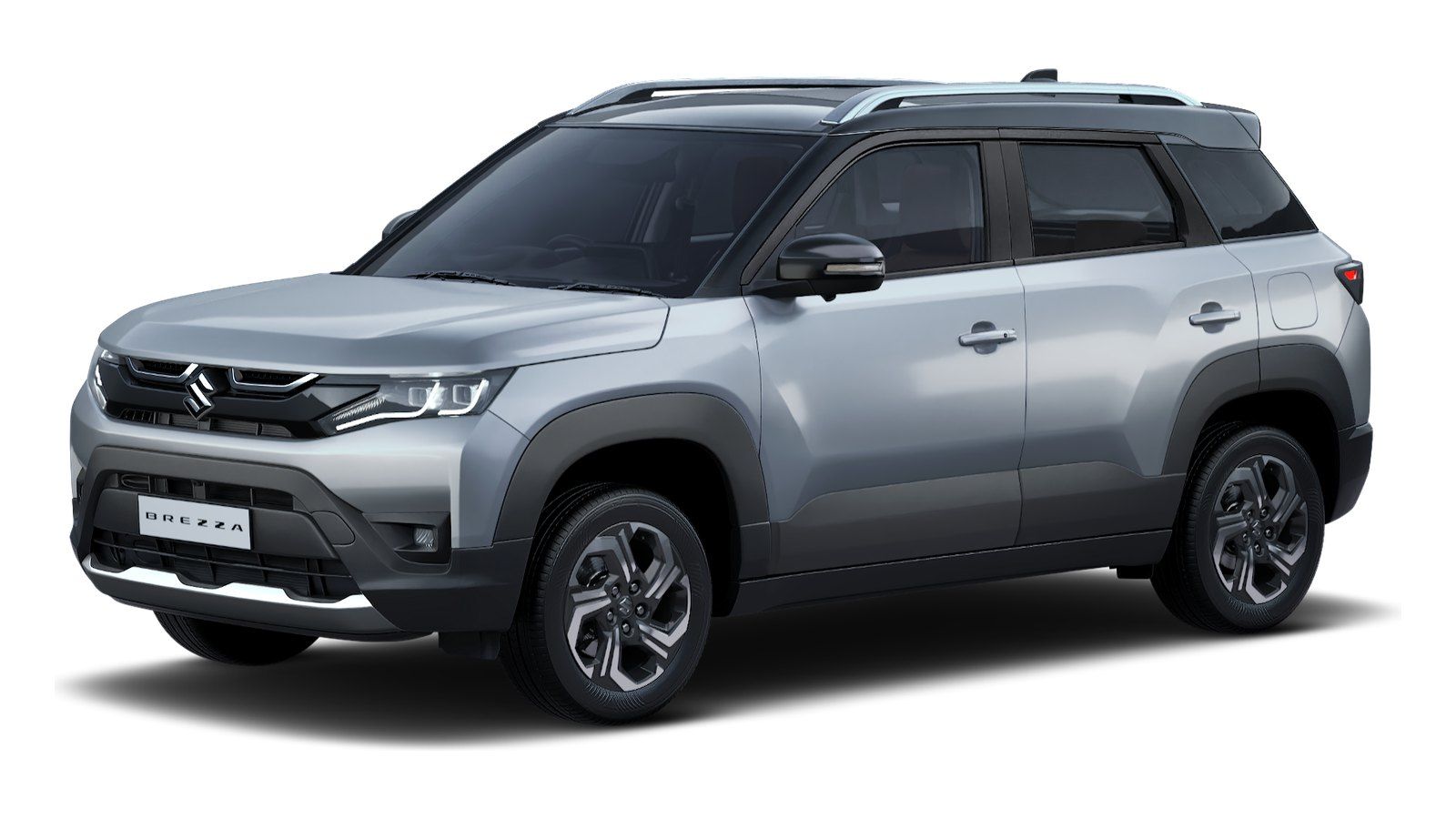 Maruti Suzuki Brezza in Splendid Silver with Bluish Black Roof
