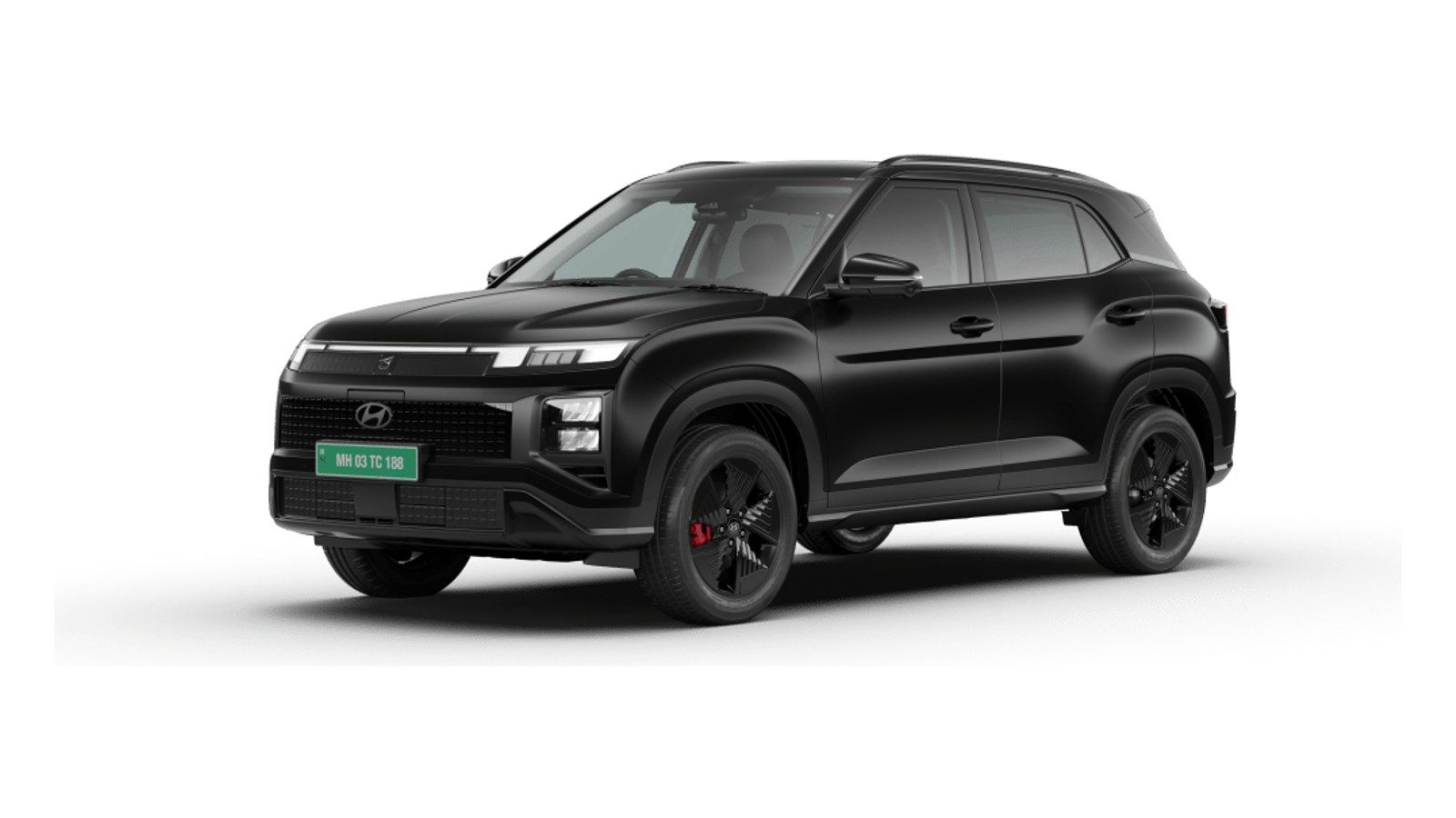 Hyundai Creta Electric in Titanium Black matte Knight
