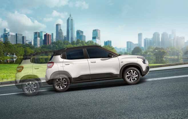 Citroën C3 X — Hill Hold Assist prevents roll-back on inclines