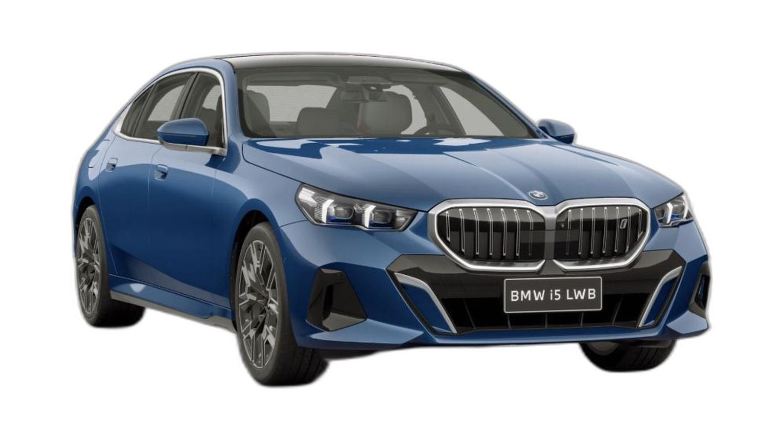 BMW i5 LWB in Phytonic Blue Metallic