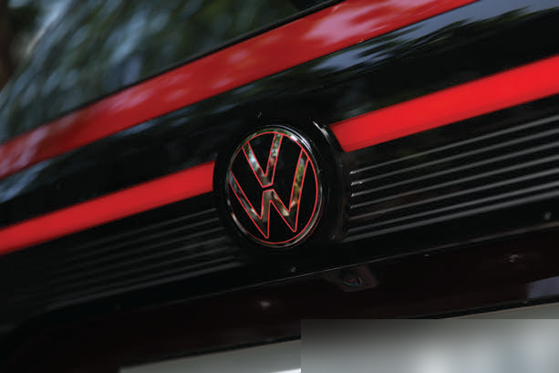 Volkswagen Taigun — Illuminated rear Volkswagen logo