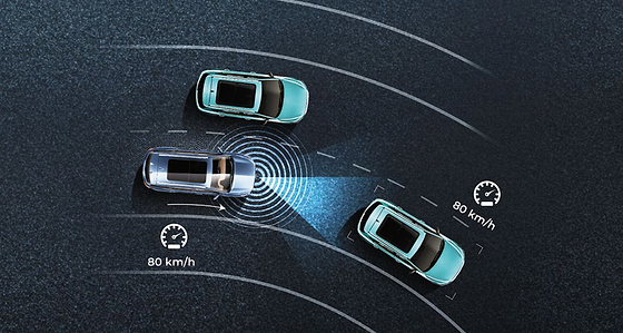 MG Hector, Adaptive Cruise Control maintaining set speed and distance