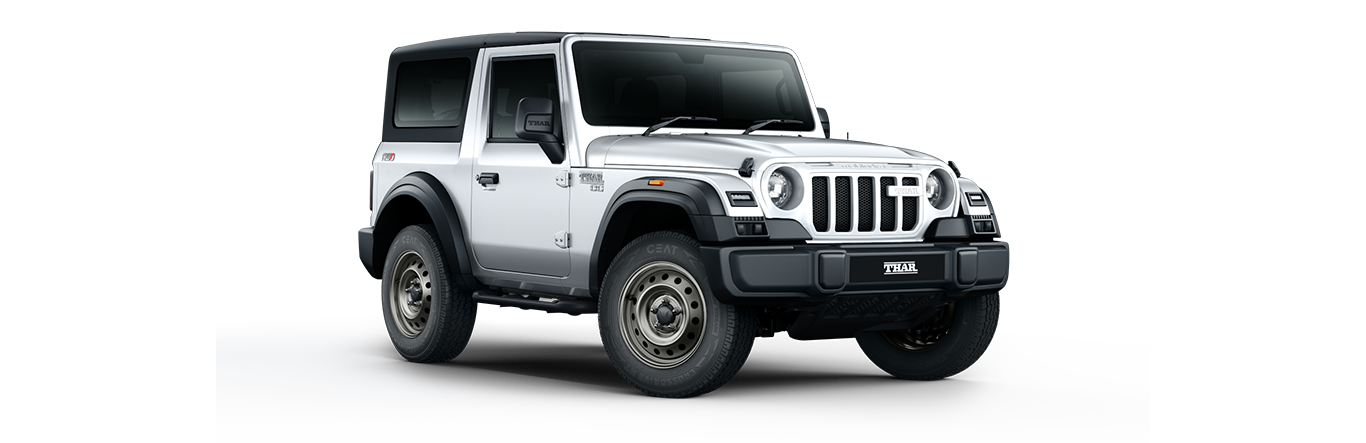 Mahindra Thar OG in Everest White