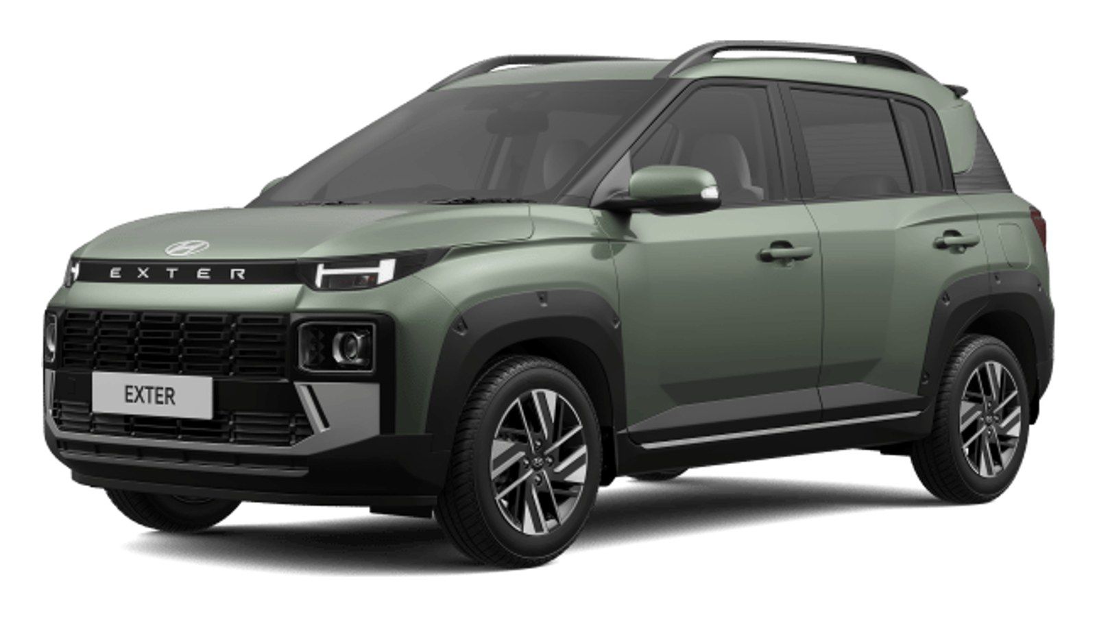 Hyundai Exter in Ranger Khaki