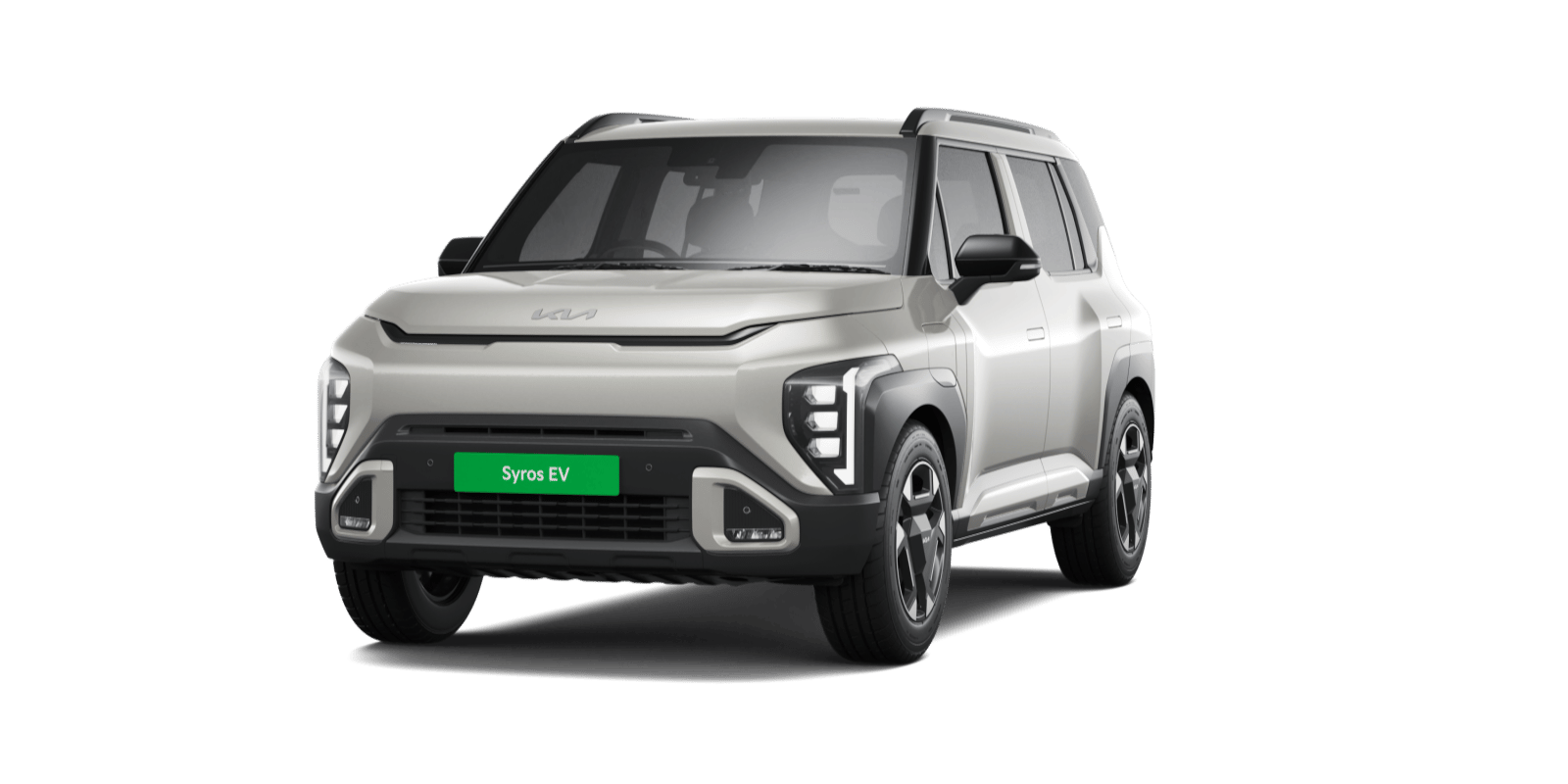 Kia Syros EV in Ivory Silver Gloss