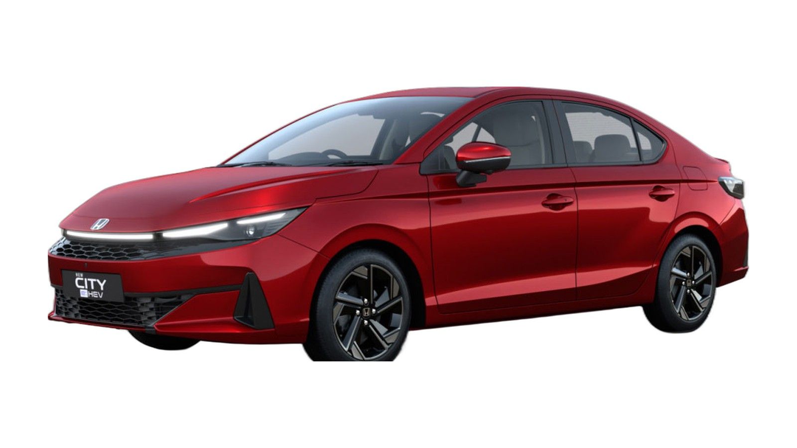 Honda City in Radiant Red Metallic