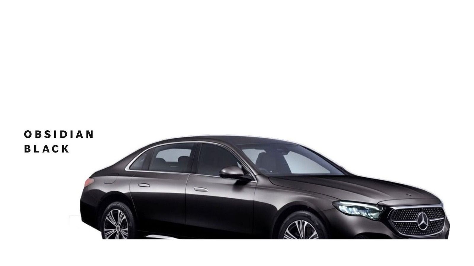 Mercedes-Benz E-Class in Obsidian Black