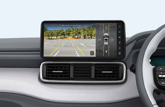 Tata Punch EV, 360° Surround View Camera System with 2D/3D views on the infotainment screen