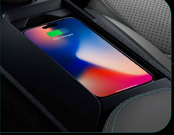 Tata Nexon EV, Wireless smartphone charger in the centre console