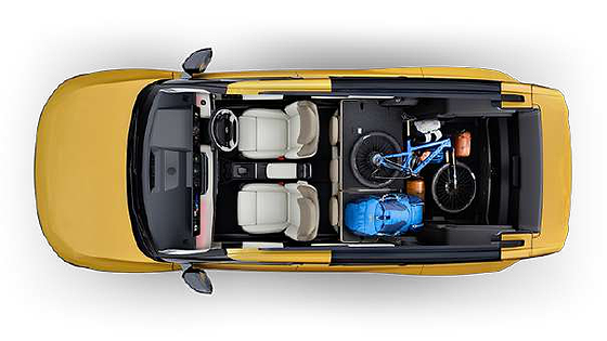 Tata Sierra, Segment-leading 622-litre boot that opens up to 1,257 litres with the rear seats folded - enough for a bicycle and camping gear