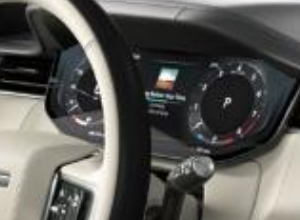 Land Rover Range Rover — Interactive digital driver display with configurable twin dials.