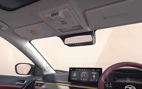Tata Curvv, Electrochromatic IRVM with auto dimming cuts glare from trailing headlights for clear rearward vision.