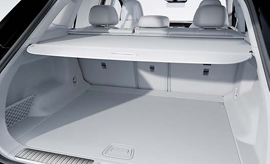 Mercedes-Benz EQE SUV, Load compartment with EASY-PACK roller-blind luggage cover