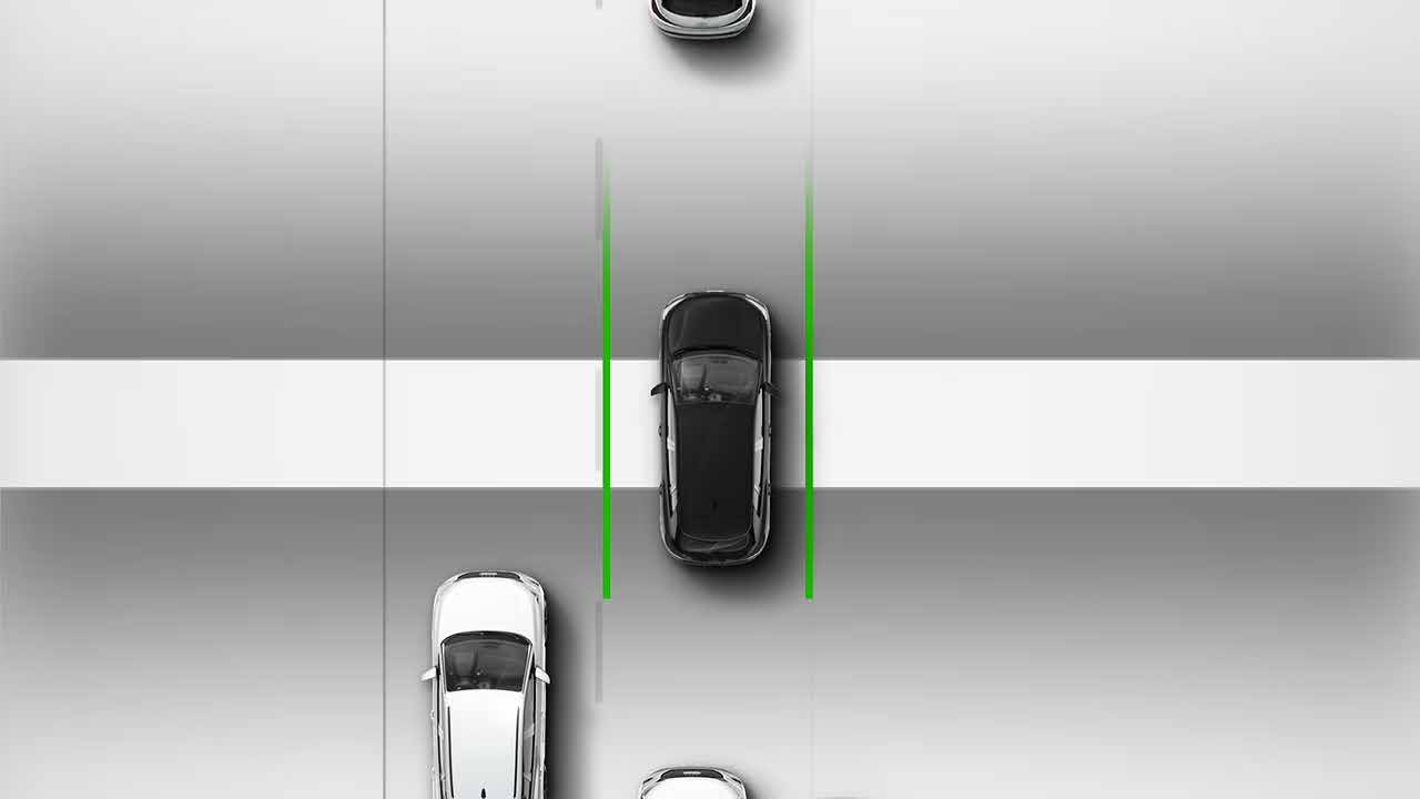 Audi SQ8 — Adaptive cruise assist with lane guidance.