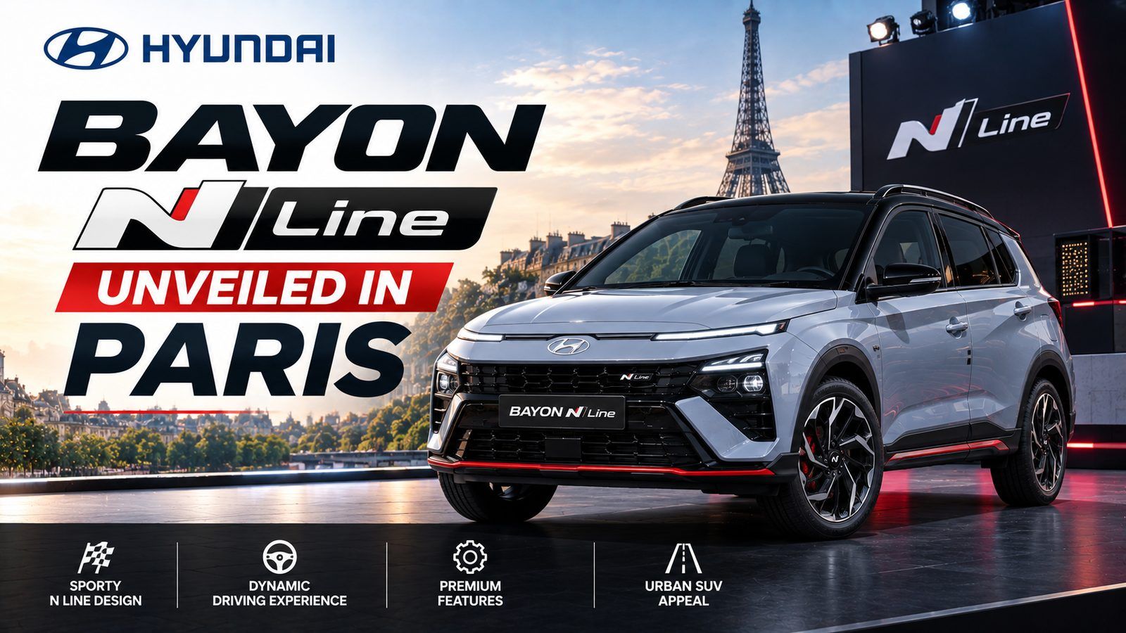 Hyundai Bayon N Line unveiled in Paris, but India misses the turbo