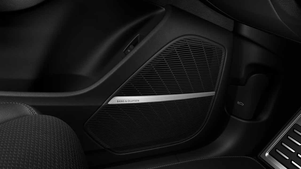 Audi SQ8 — Bang & Olufsen premium sound system speaker.