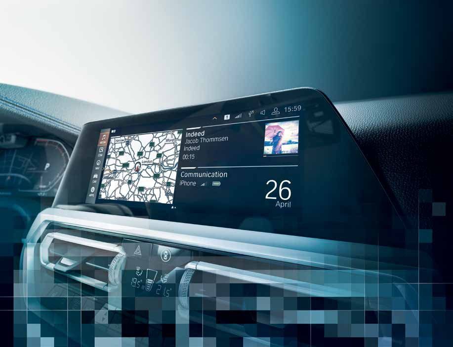 BMW 3 Series LWB — BMW Live Cockpit control display