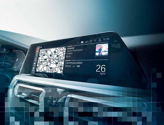 BMW 3 Series LWB, BMW Live Cockpit control display