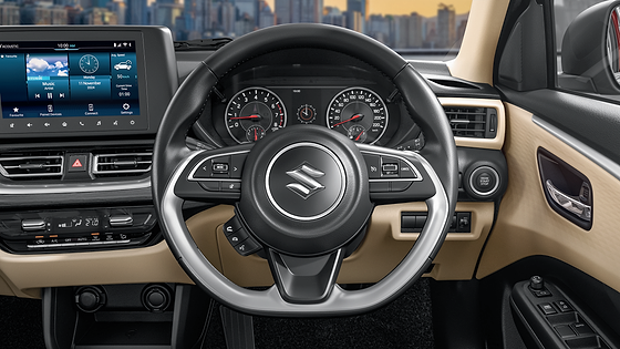 Maruti Suzuki Dzire, Cruise control with steering-mounted audio and phone controls