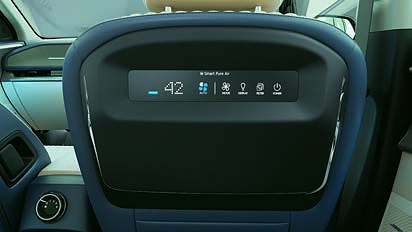 Kia Carens Clavis EV, Smart Pure Air Purifier with real-time AQI display